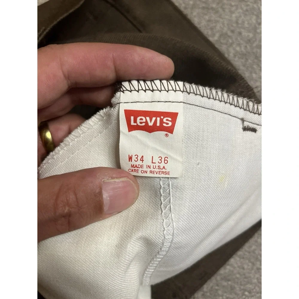 Vintage 1970s Levi's Western Suit Made In USA Brown Urban Cowboy Pristine Cond